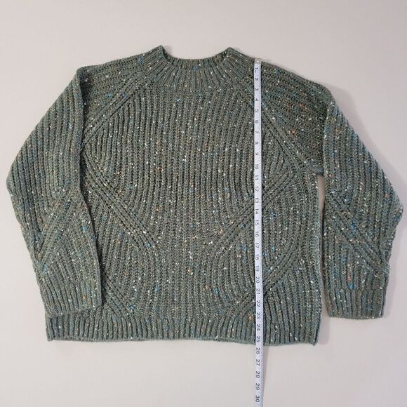 Talbots Women's Shaker Stitch Tweed Pullover Sweater - Picture 5 of 14